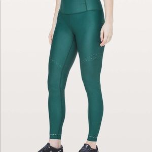 Lululemon Zoned In Tight *28 Emerald Green
